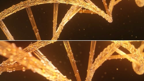 Abstract DNA Particles Background