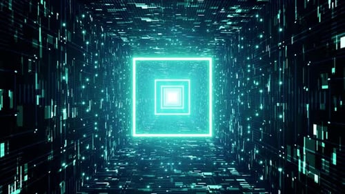 Square Light in the Cyber Technology Tunnel