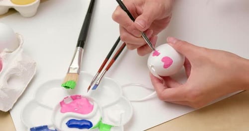 Decorates Easter egg