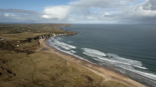 Whitepark Bay in County Antrim, Northern Ireland