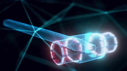 Sledge Hammer Hologram Close Up 4k
