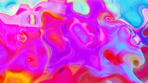 Vibrant Abstract Fluid Color Movement Background