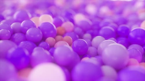Abstract Spheres Floating Motion Background Loop