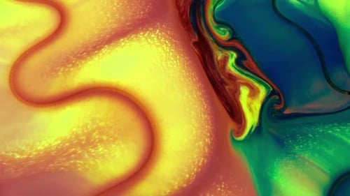 Abstrakte bunte Farbe Tinte Explode Diffusion Psychedelische Bewegung 16