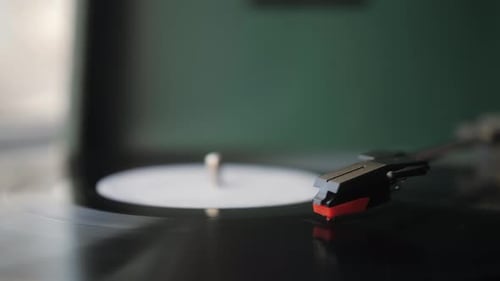 Vinyl Record Closeup