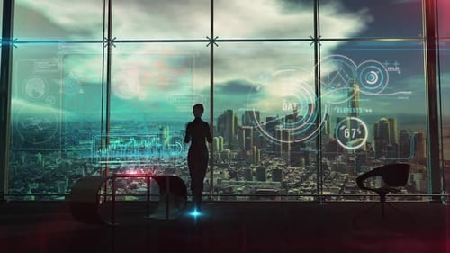 Arbeiten mit Geolokalisierungsdaten auf einem Hologramm HD