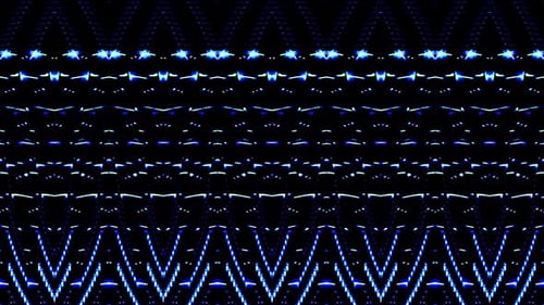 Dynamic Abstract Blue Light Pattern Loop Background