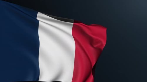 Bandera de Francia París símbolo de identidad tricolor francés