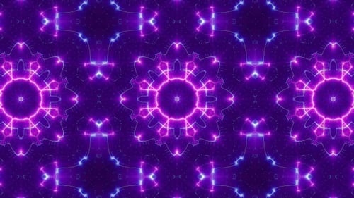 Fractal Neon Laser Beam Vj Light Kaleidoscope Loop 4K 02