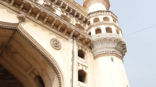 Vertical view of Charminar Hyderabad