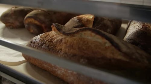 Fresh Bread In The Bakery