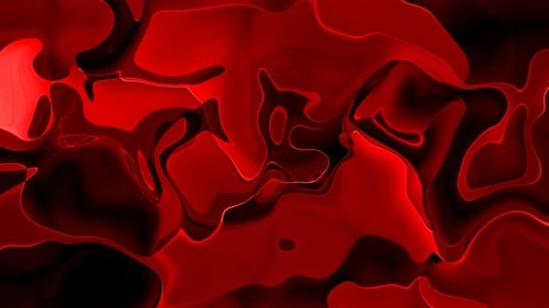 Abstract Fluid Red and Black Motion Background Loop