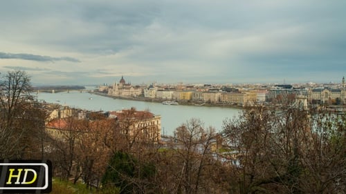 Blick von der Budaer Burg in Budapest