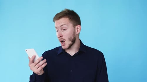 Boring Call Blah Expression Man Phone Gif Loop
