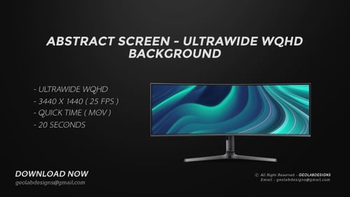 Abstract Display Screen - Ultrawide WQHD Background