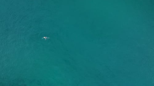 Sea Texture Aerıal Vıew 4 K Turkey Alanya