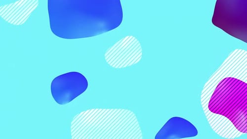 Abstract Fluid Liquid Shapes Dynamic Background Animation