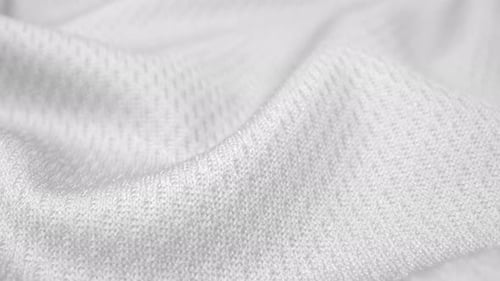 Close Up Detailed Cloth Texture of Shiny Spandex Cloth with Dolly Shot