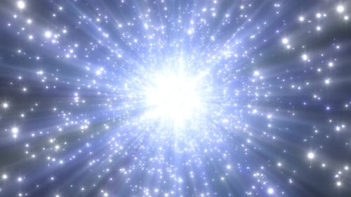 Futuristic Space Tunnel Warp Speed Background Animation