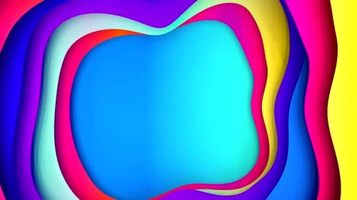 Fond coloré abstrait avec plusieurs couches de surface ondulée avec différents Dégradés. Copie