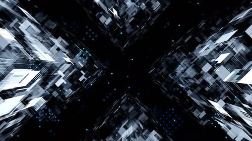 Futuristic Sci-Fi Environment | Abstract Architectural Loop | 4K