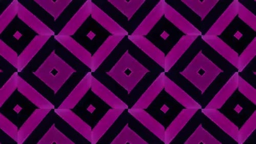 Dynamic Abstract Geometric Kaleidoscope Pattern Loop