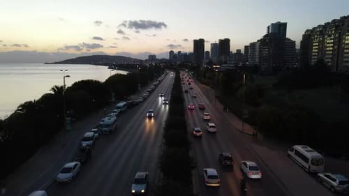 Sunset Stadt