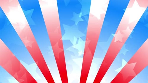 Patriotic Red White and Blue Stars and Stripes Background