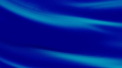 Abstract Blue Fluid Light Waves Flowing Background