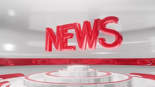 Red And White News Intro