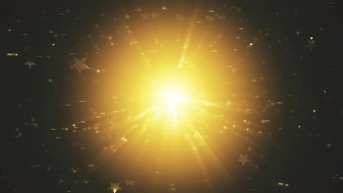 Gold leuchtende Sterne Hintergrund 2