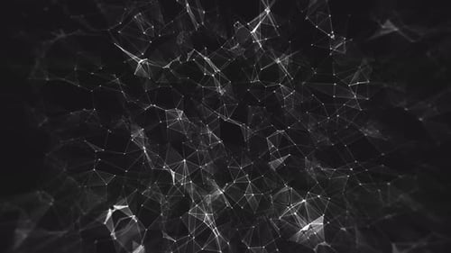 Futuristic Digital Network Plexus Animated Background