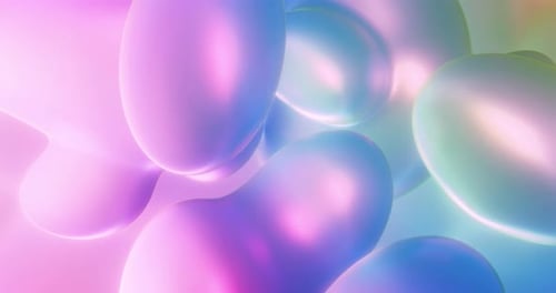 Abstract Fluid Gradient Morphing Background Loop