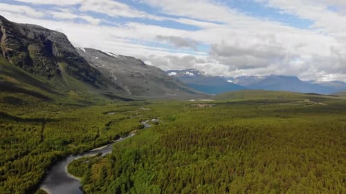 Norway Aerial Drone High View