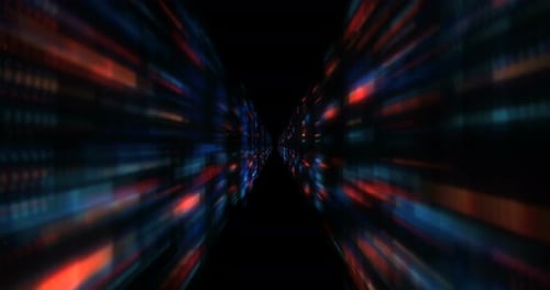 Abstract Motion Graphics for Internet, Datacenter, Server. Loop at 4K.