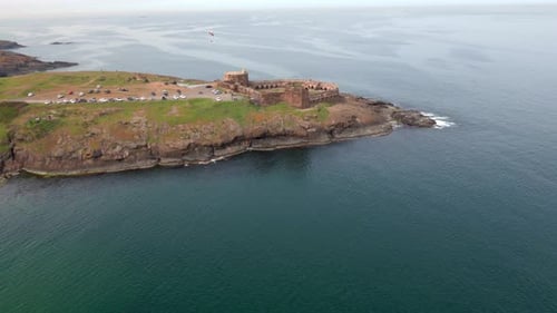 Vue aérienne de la forteresse de Rumeli, Istanbul, Turquie.