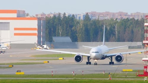 Boeing 777 Aeroflot at Sheremetyevo Airport