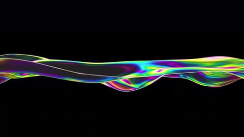 Vibrant Liquid Wavy Surface Animation Loop