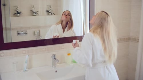 Applying Moisturizer