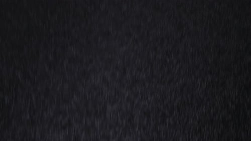 Rain on Black Background
