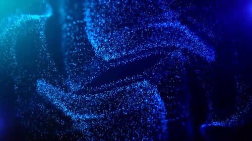 Blue Dust In Space
