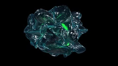 3D Flüssige magische Kugel