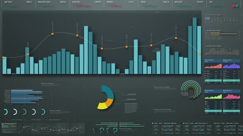 Dynamic Corporate Financial Analytics Dashboard Interface