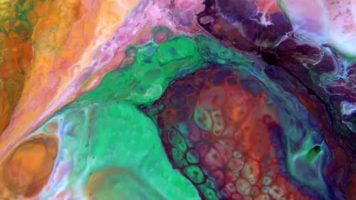Color Explosion Abstract Vivid Art Painting Texture 382