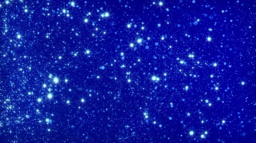4k Blue Glow Dust