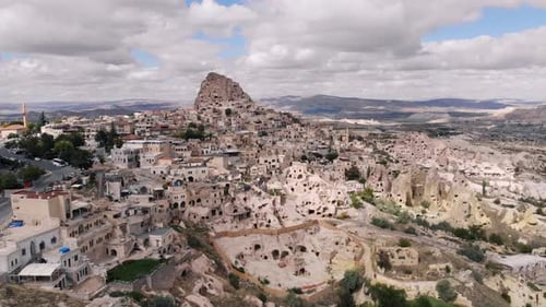Aerial View of Uchisar Fortress