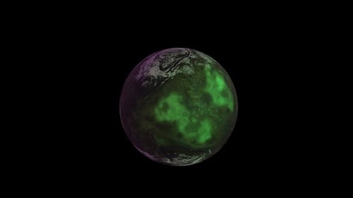 Landschaft eines fremden Planeten