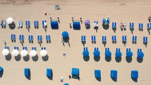 People Enjoying Summer Vacation on Miami Beach