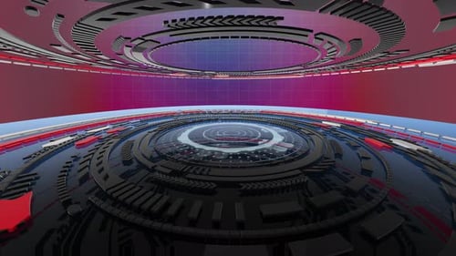 Подиум круглый для демонстрации продукта. Концепция будущего и инноваций