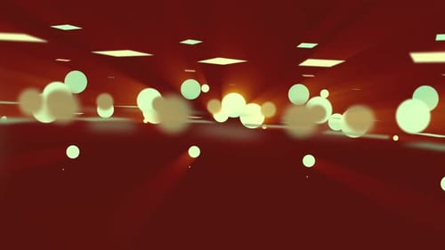 Abstract Futuristic Circles Grid